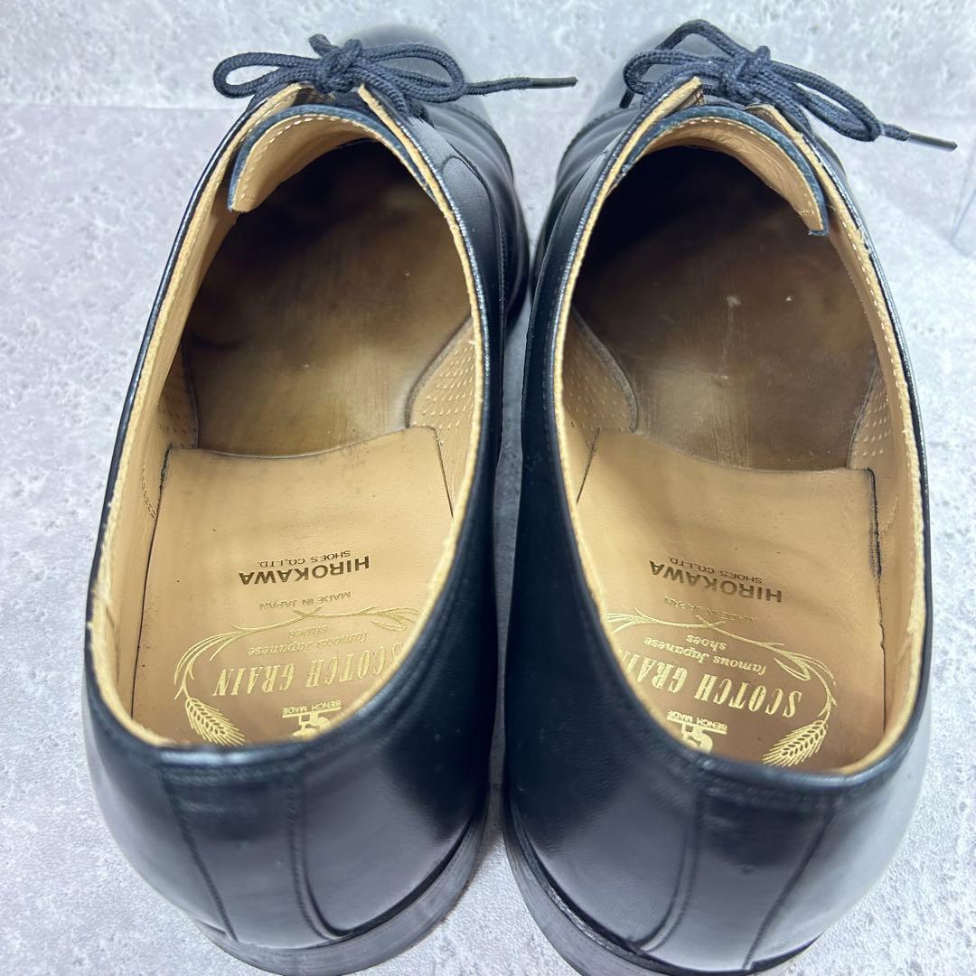 SCOTCH GRAIN 革靴 F0605 ストレートチップ 牛革 ブラック