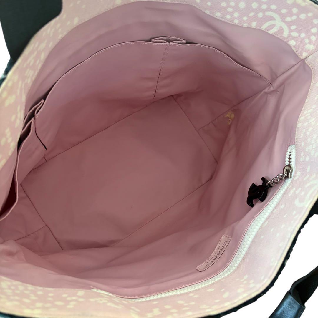 CHANEL ハイサマー ラージトート ピンク ブラック