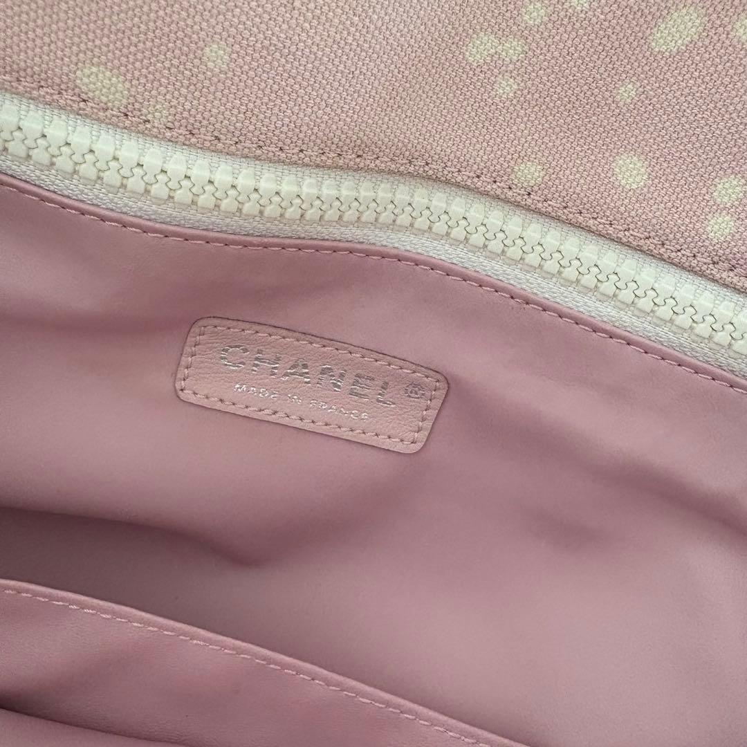 CHANEL ハイサマー ラージトート ピンク ブラック