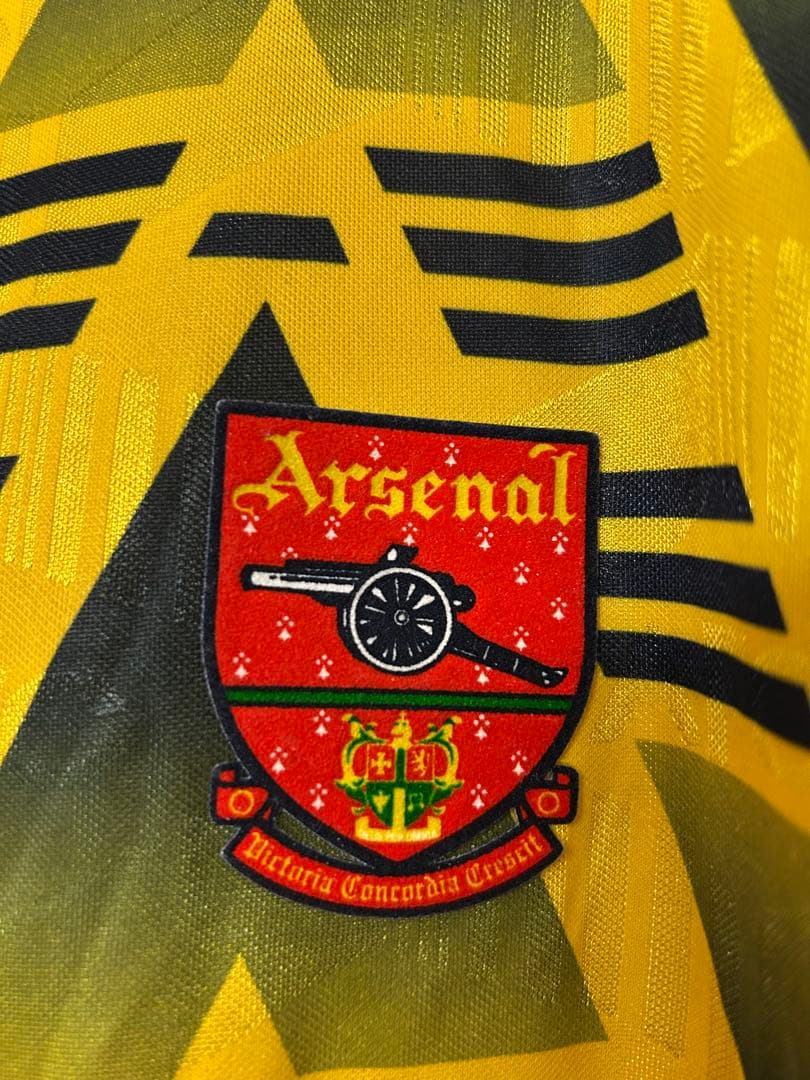 【国内正規品】 アーセナル 91-93アウェイ復刻ユニフォーム XL