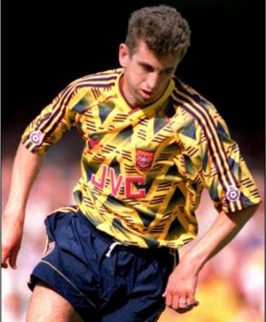 【国内正規品】 アーセナル 91-93アウェイ復刻ユニフォーム XL