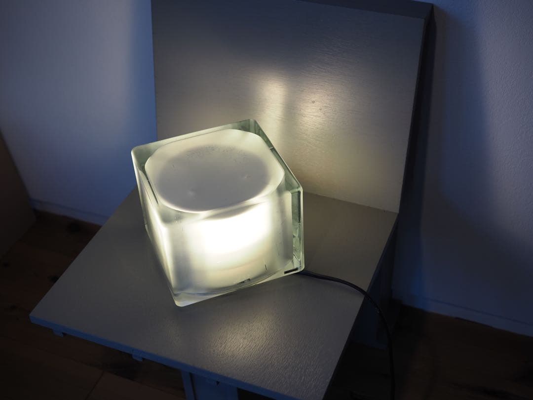 2000`s ポストモダン　ガラス　ランプ