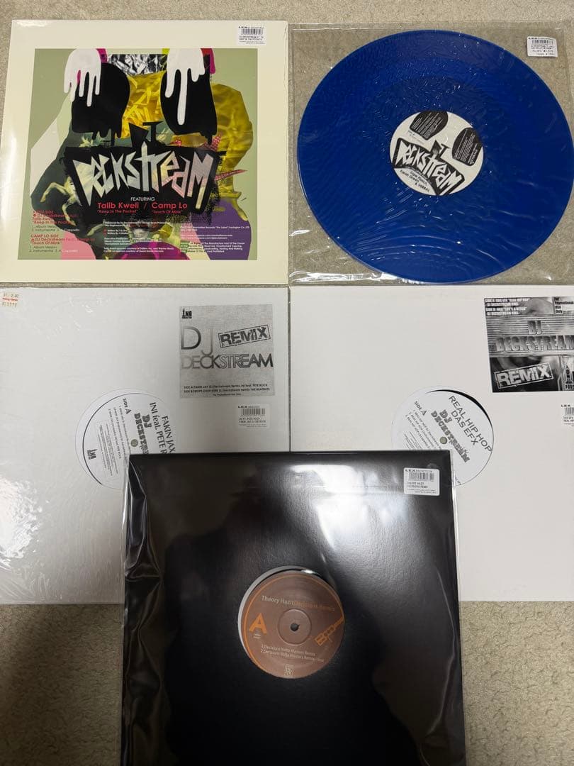 新品未使用!!! DJ DECKSTREAM 4枚＋1枚セット アナログレコード