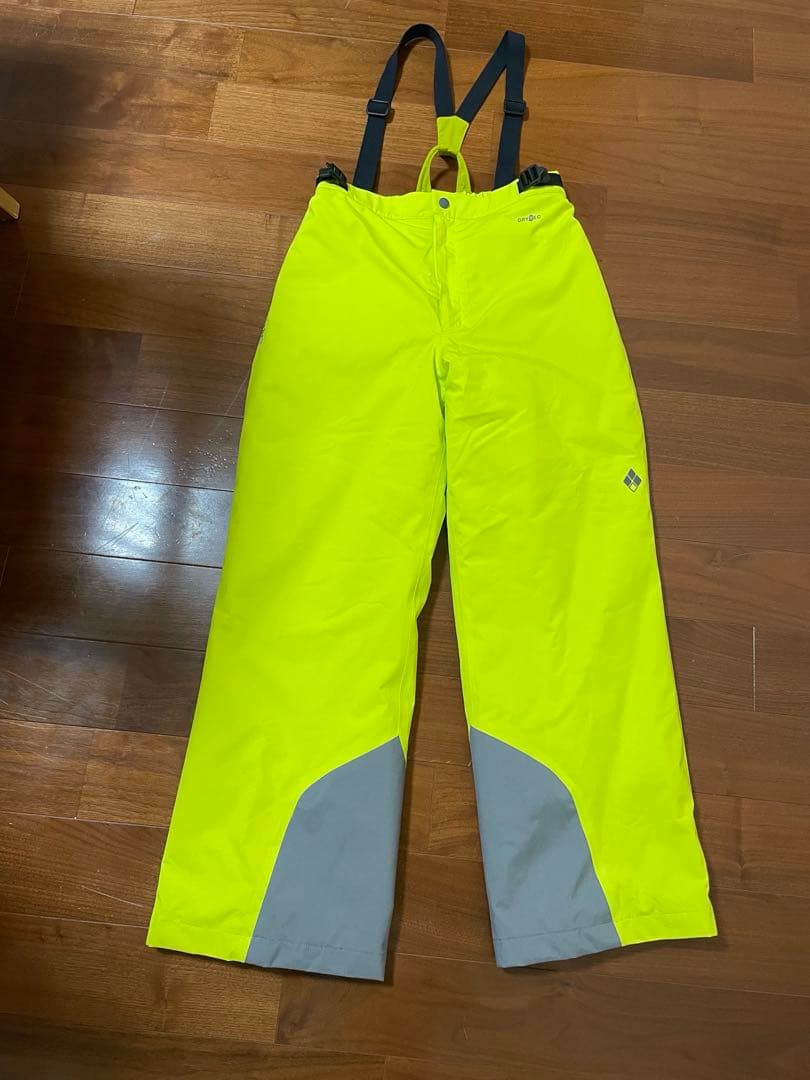 モンベル　パウダーステップジャケット/パンツ　160サイズ　ネイビー/イエロー