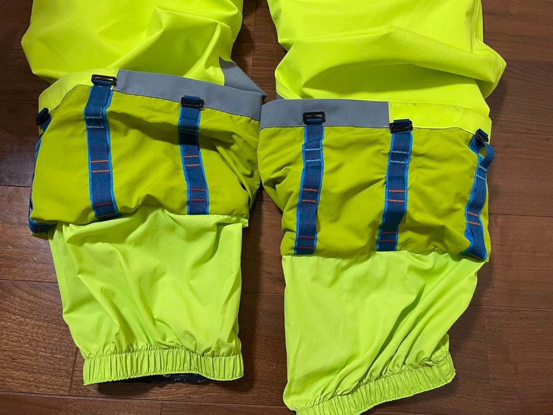 モンベル　パウダーステップジャケット/パンツ　160サイズ　ネイビー/イエロー