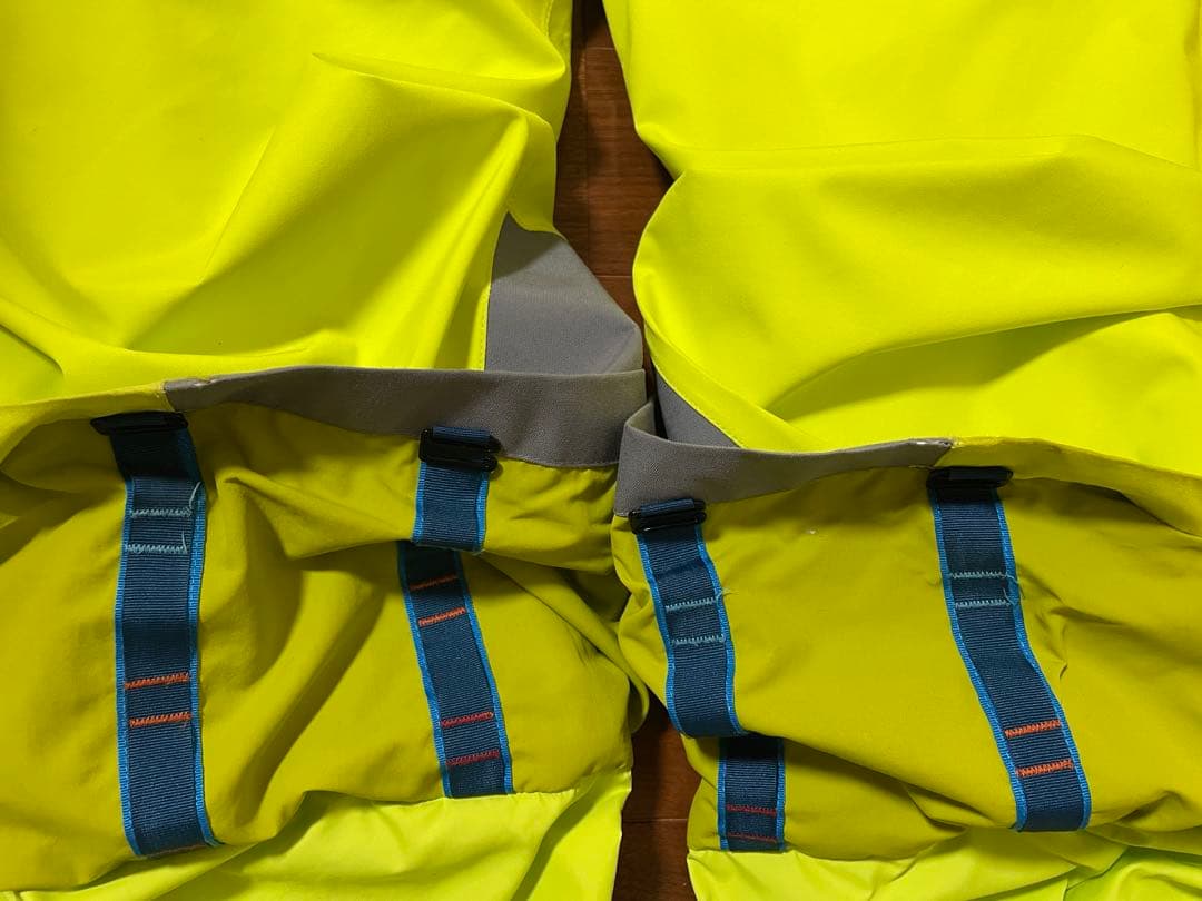 モンベル　パウダーステップジャケット/パンツ　160サイズ　ネイビー/イエロー
