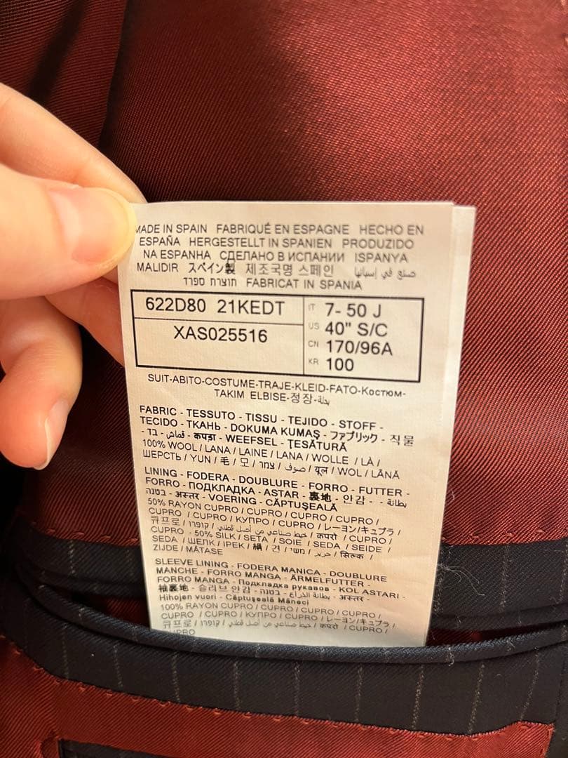 【美品】 dunhill ブラック ストライプ ダブル セットアップスーツ