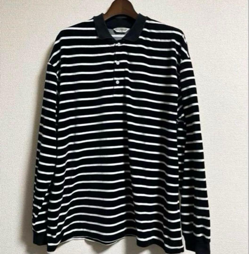 COOTIE Velour Border L/S Polo ベロアロングポロ