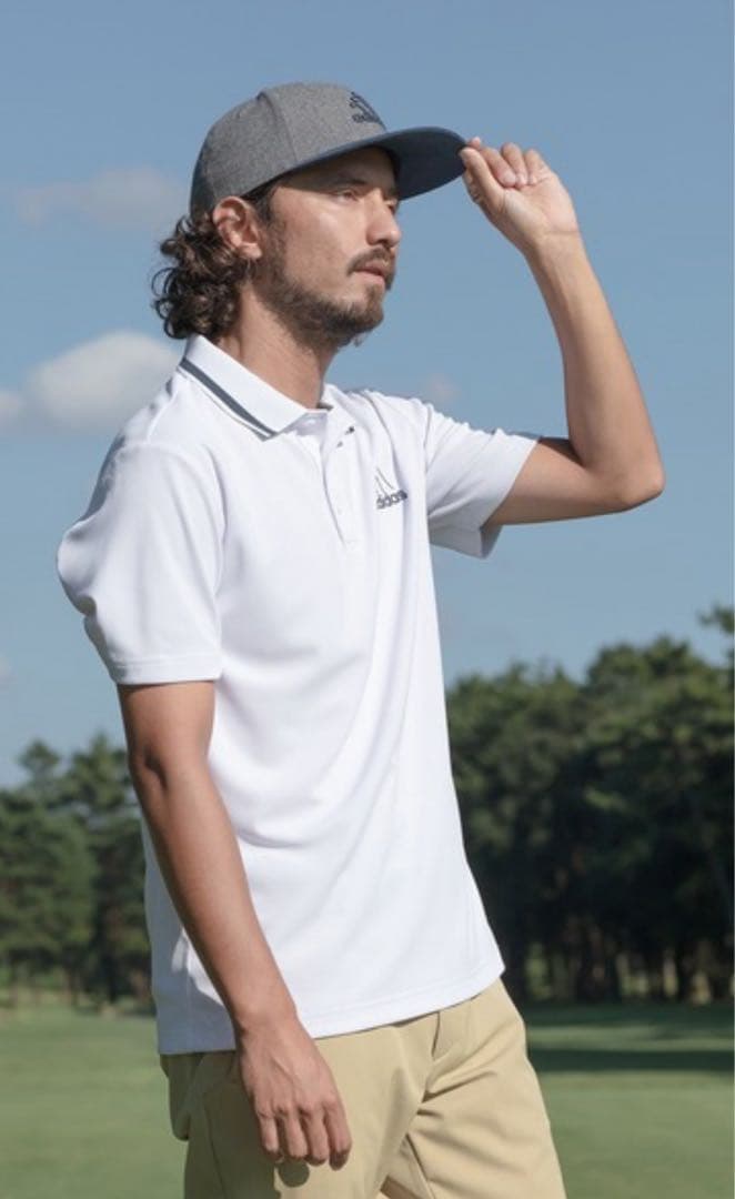 adidas スリーストライプクラブキャップ　アイアンロゴ　ゴルフ　キャップ