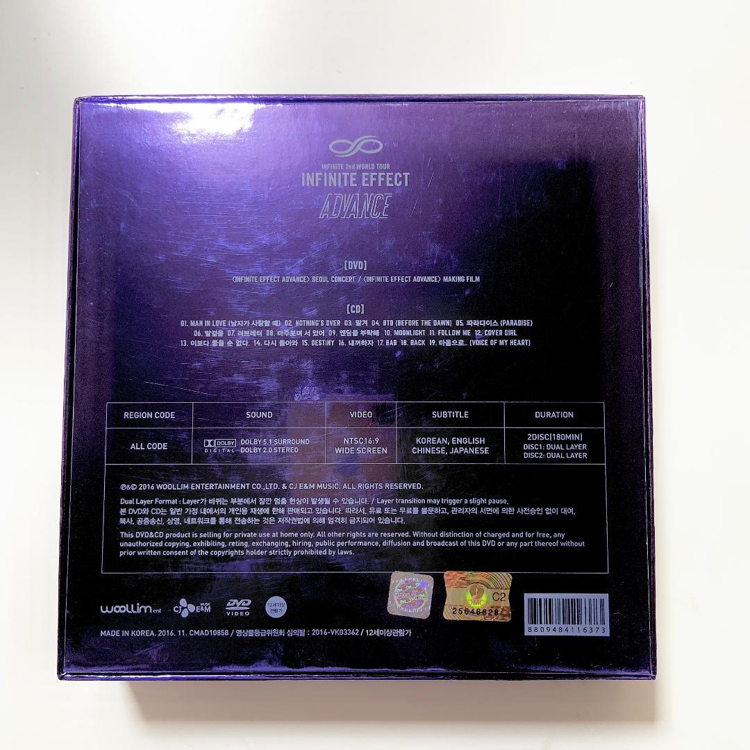 美品 INFINITE EFFECT ADVANCE LIVE 2DVD 2CD