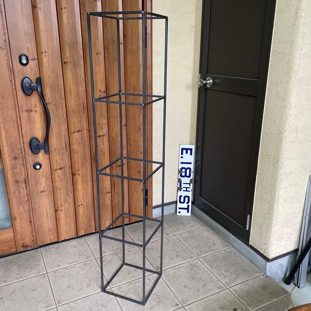 インダストリアル アイアン ラック シェルフ 1点 シャビー 店舗什器（Ｂ）