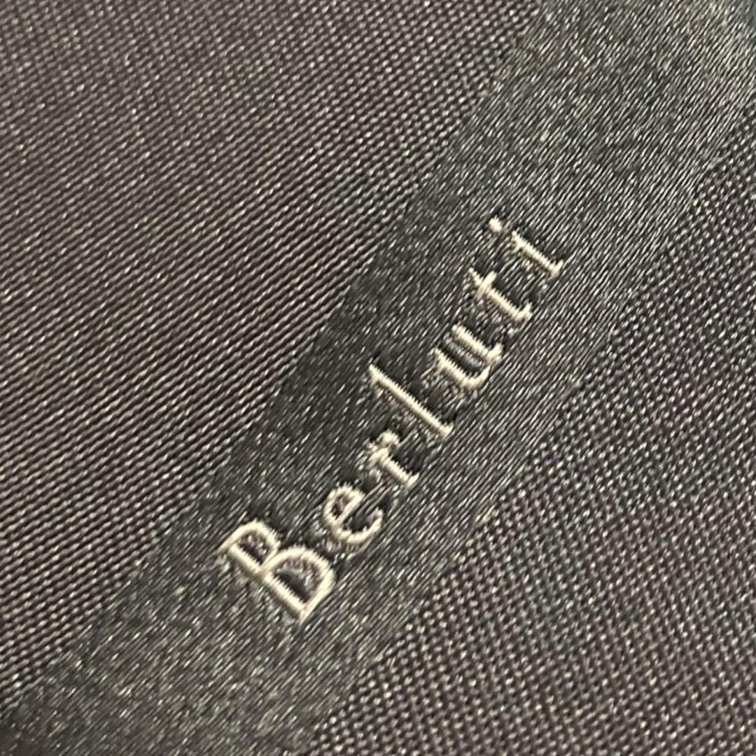 BERLUTI ベルルッティ　ネクタイ　カリグラフィー　ジャガード　グレー