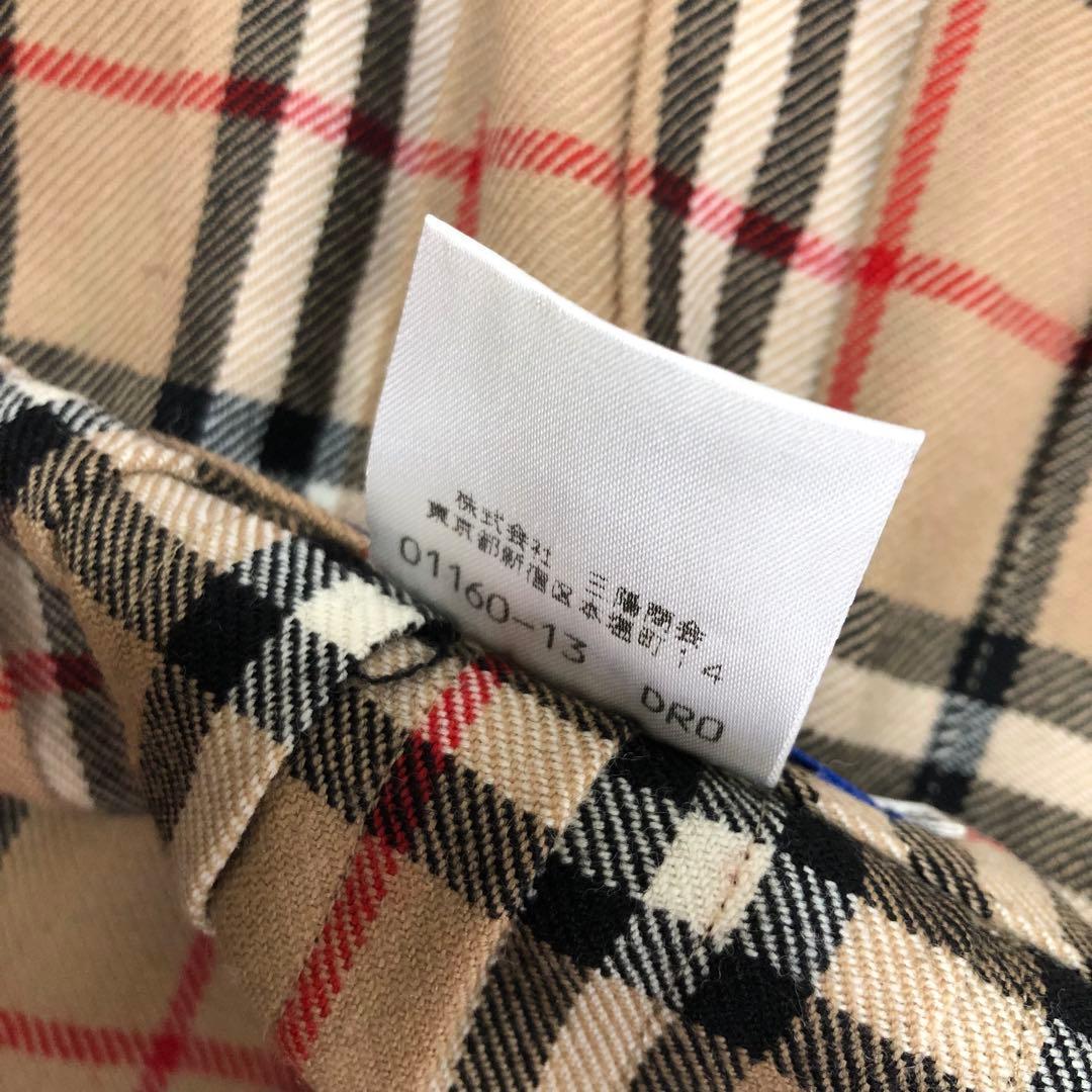 BURBERRY ノバチェック プリーツ ラップスカート 36 ベージュ