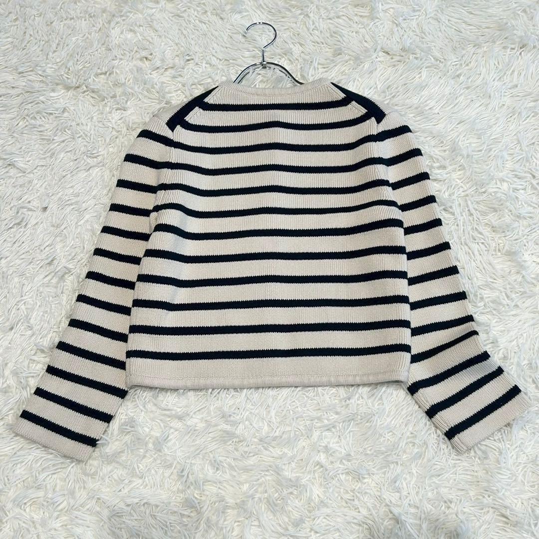 ✨未使用級✨ セオリー 2024年 ストライプジャケット 綿100% 洗える