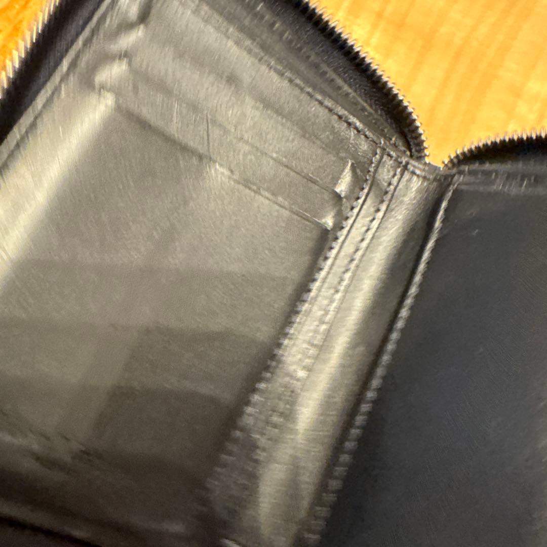 マルジェラレザー 二つ折り財布 ネイビー