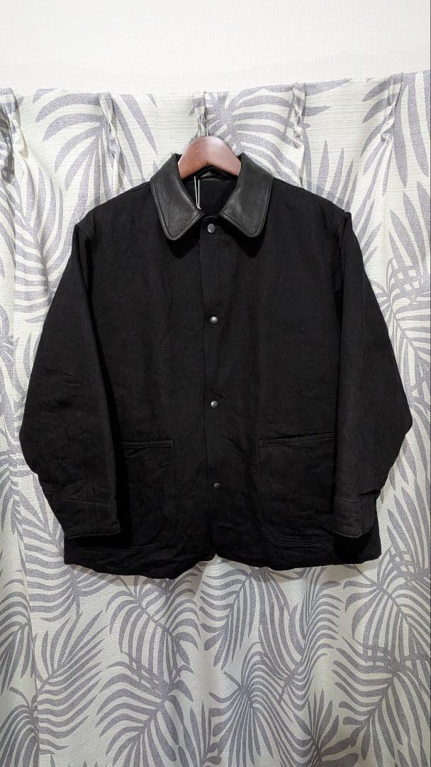 25AW COMOLI デニム レザー ワークジャケット サイズ1
