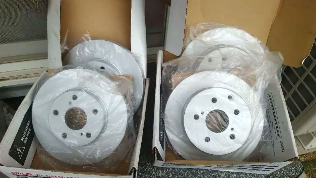 【新品】チェイサー/クレスタ/マークII用ブレーキローター 前後セット【NA用】