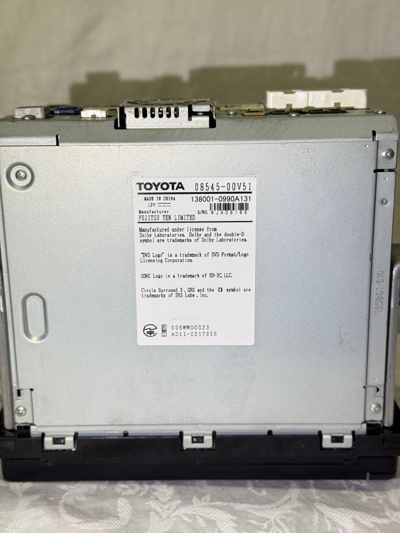 NSZT-W62G トヨタ純正 ナビ 中古