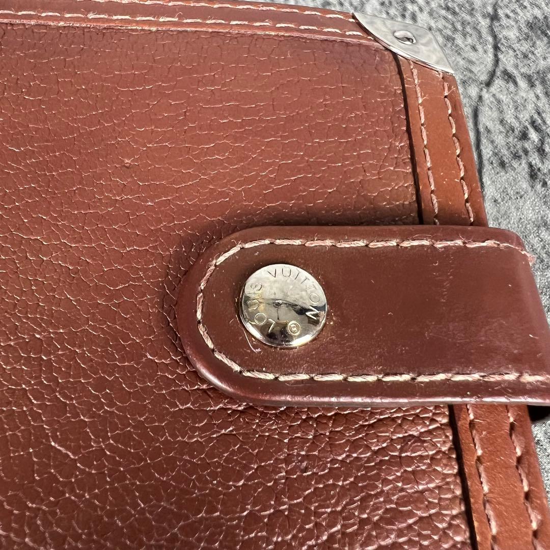 LOUIS VUITTON Suhali 上質レザー 二つ折り財布