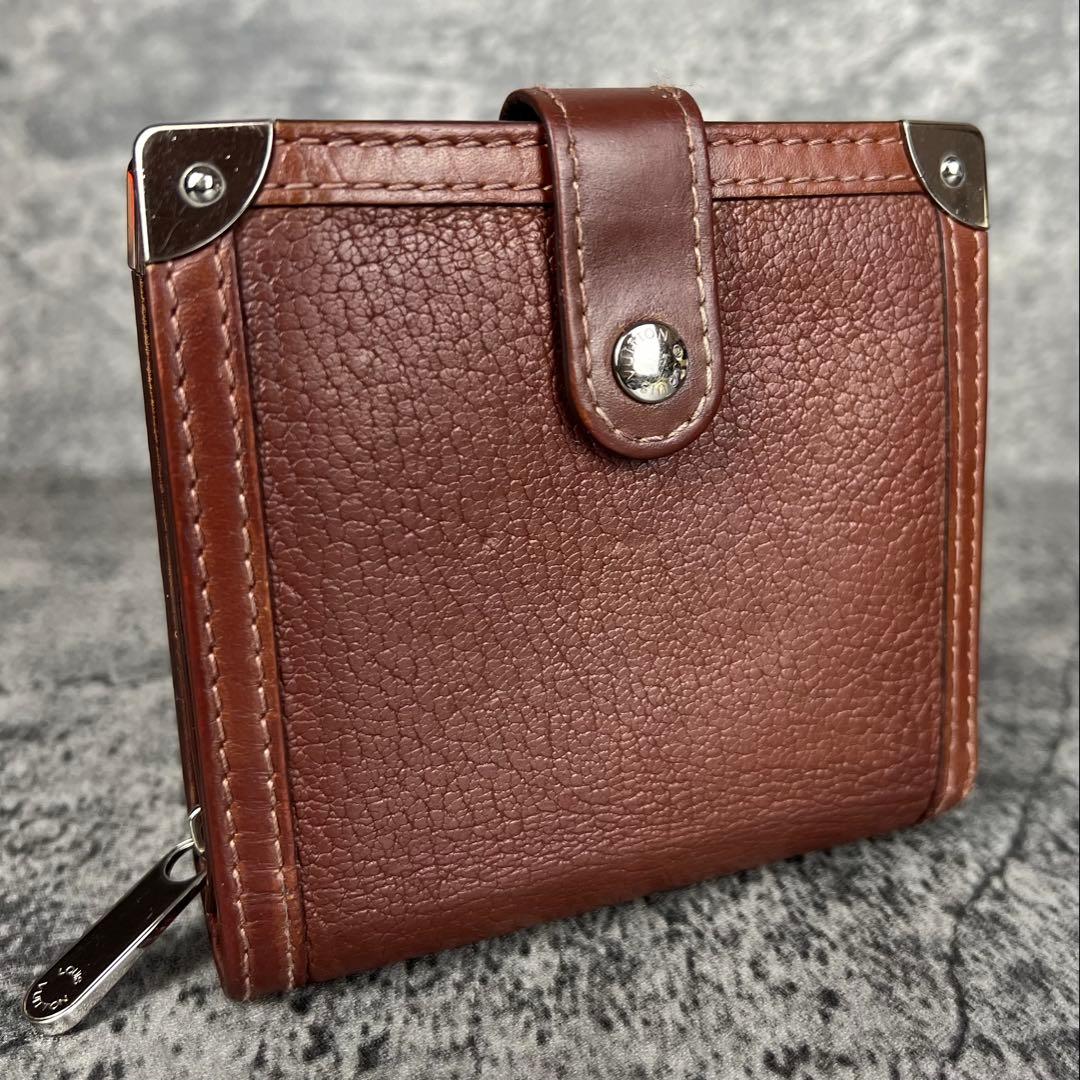 LOUIS VUITTON Suhali 上質レザー 二つ折り財布