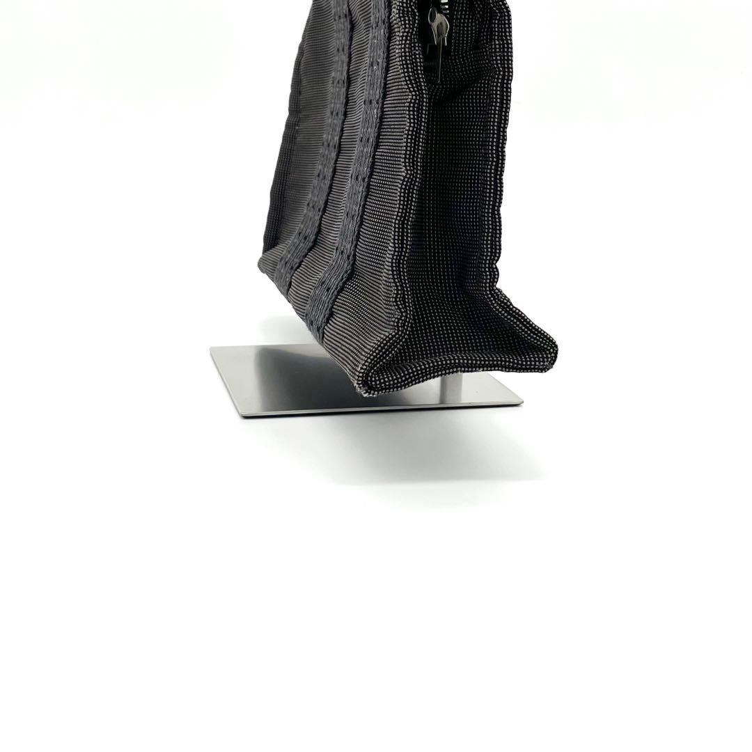 HERMES エルメス エールラインPM トート グレー 鍵2 カデナ