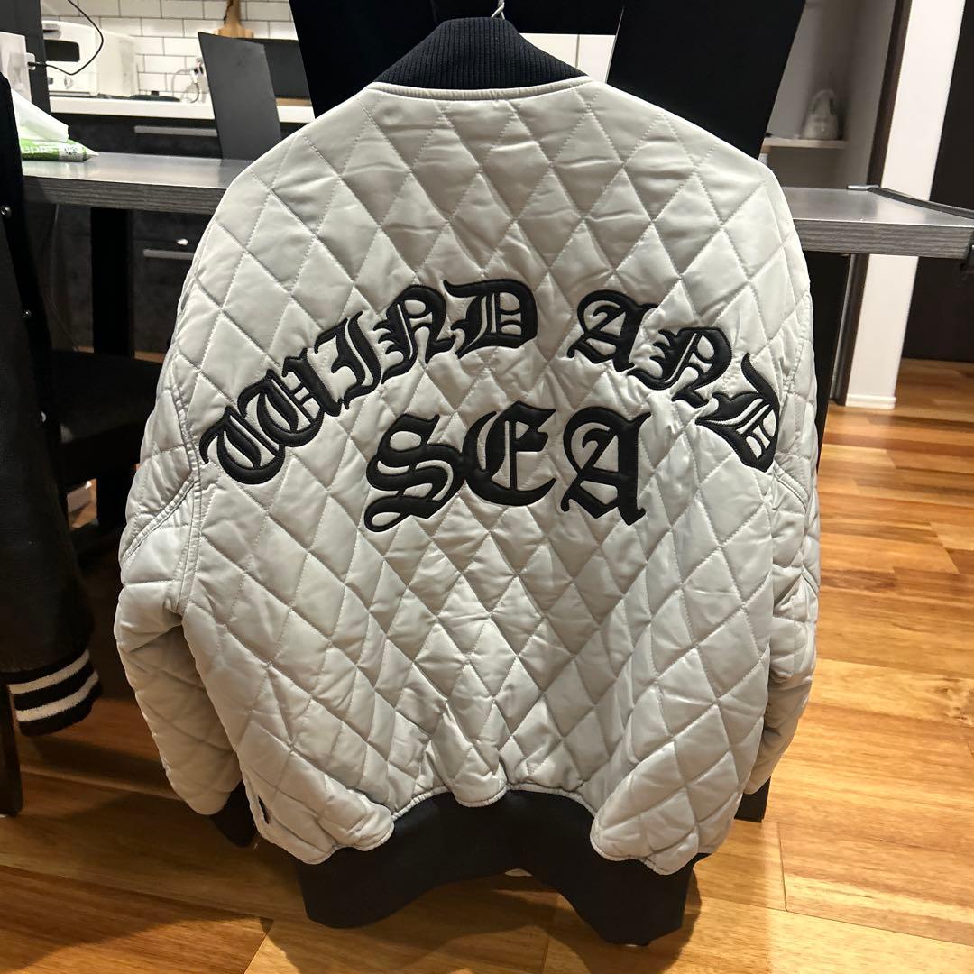 WIND AND SEA グレー MA-1ジャケット