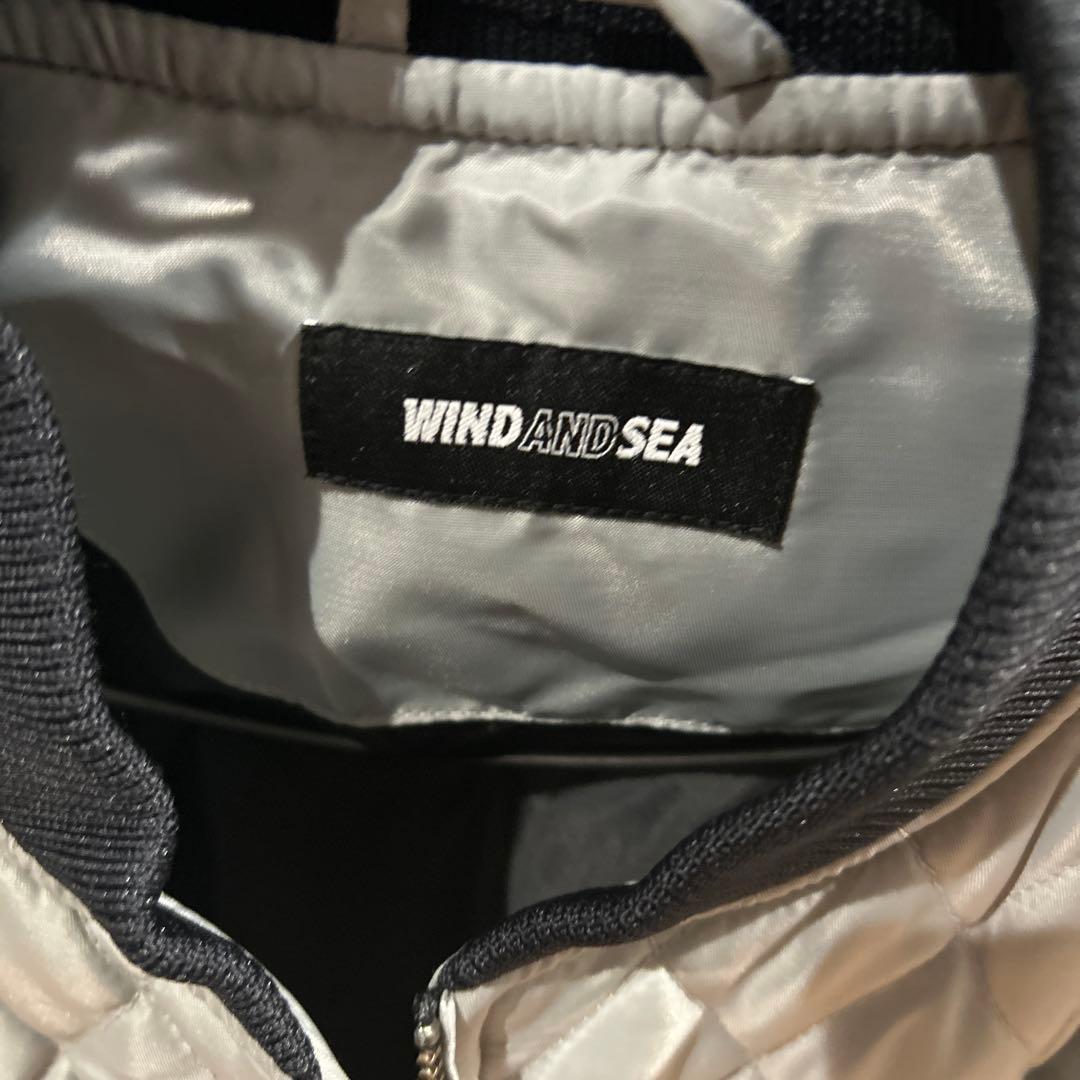 WIND AND SEA グレー MA-1ジャケット
