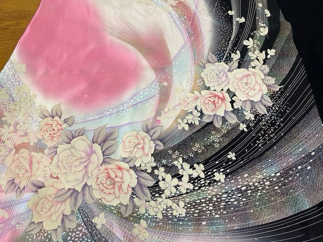 3217 着物　リメイク　ドレス　ワンピース