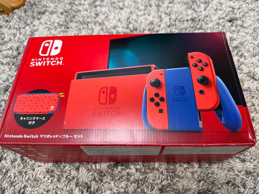 Nintendo Switch マリオレッドブルーセット，ソフト付き
