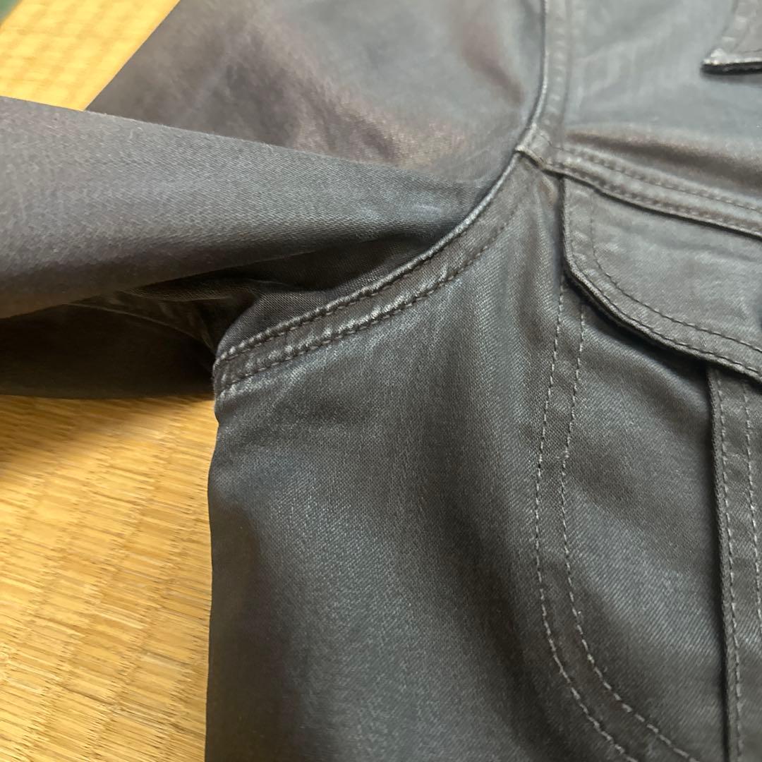 コーティングデニムジャケット archive系　lee LGB kmrii 黒