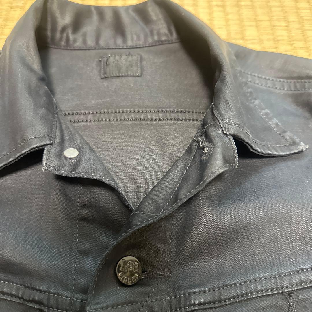 コーティングデニムジャケット archive系　lee LGB kmrii 黒