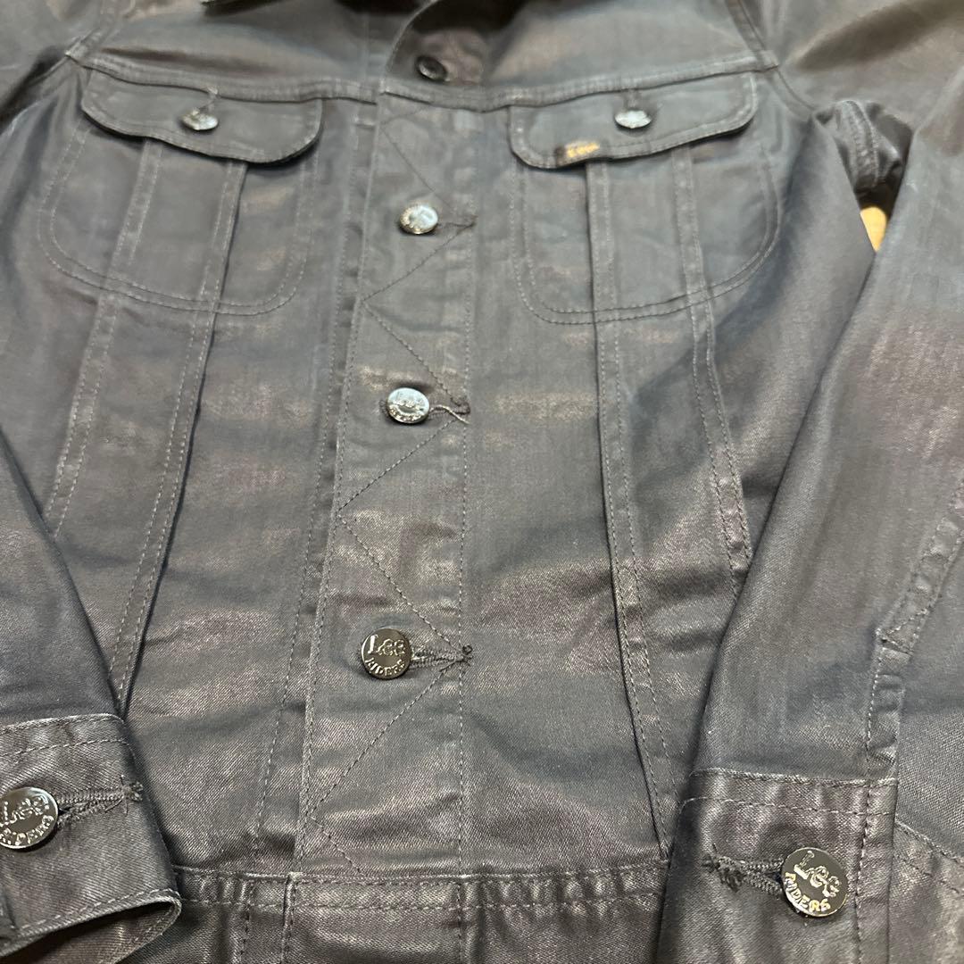 コーティングデニムジャケット archive系　lee LGB kmrii 黒