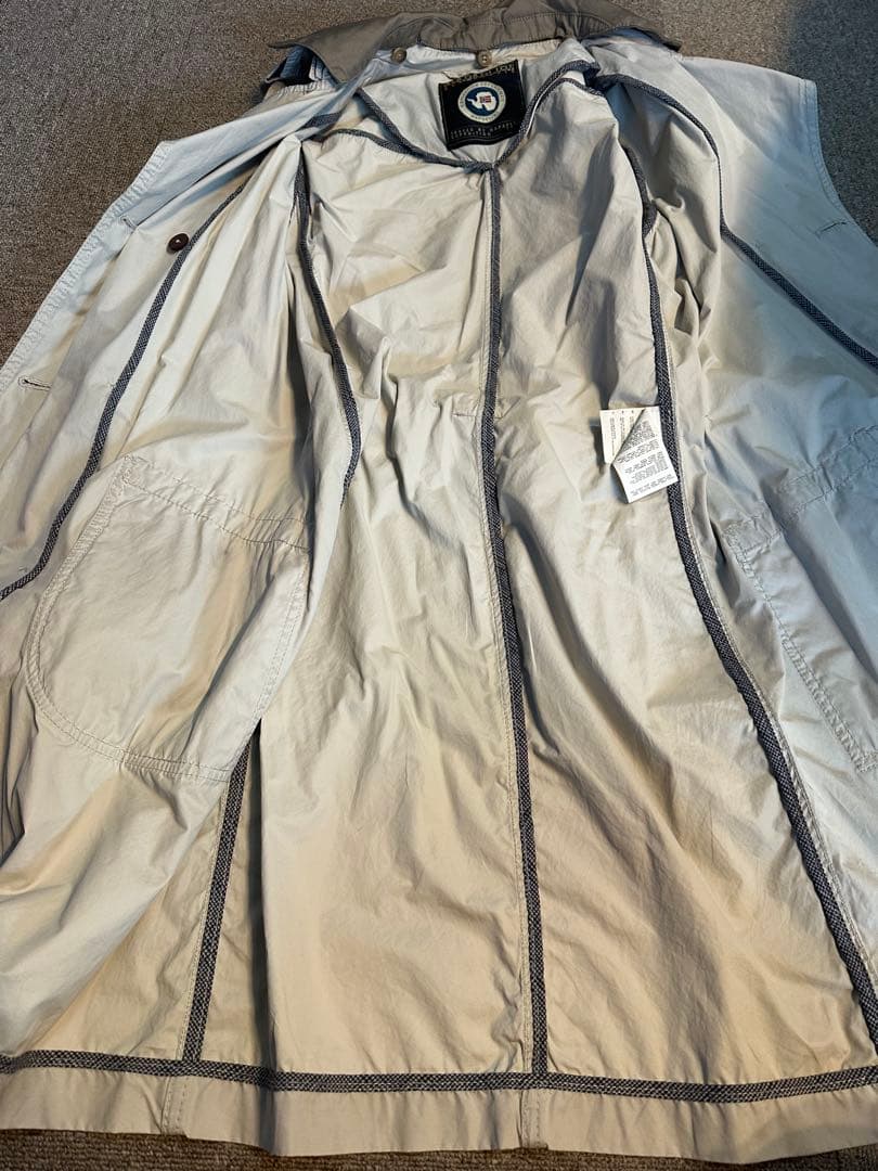 NAPAPIJRI ライトグレー トレンチコート　S