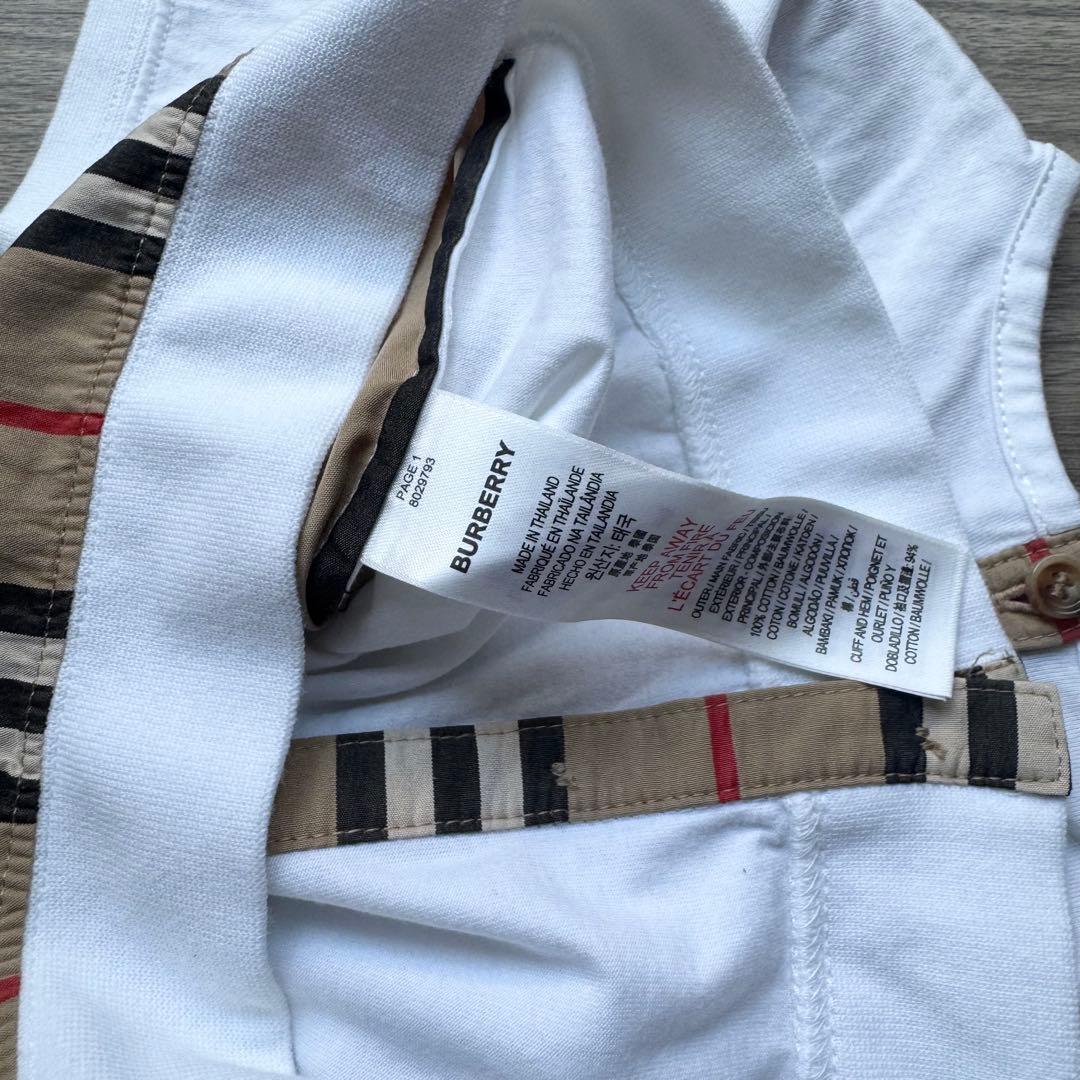 専用です☆BURBERRYストライプ デザインTシャツ 2Y バーバリー