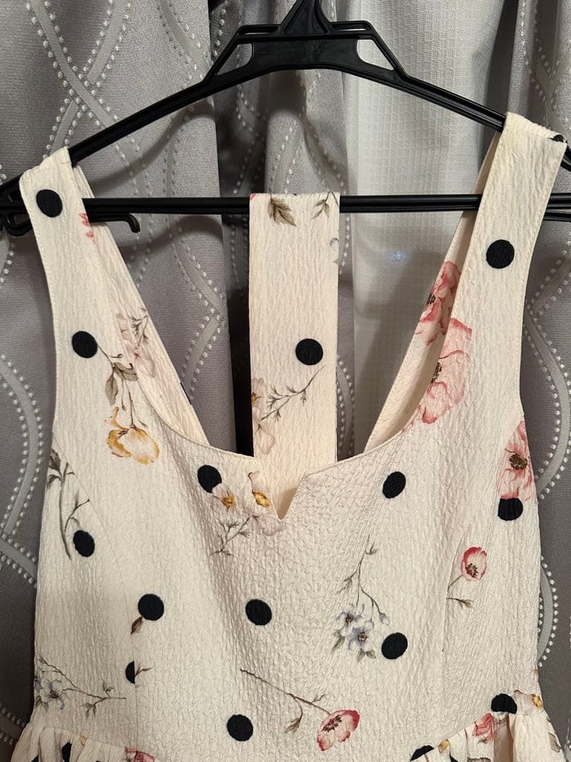 ワンピース ecmile Original dot flower one-piece