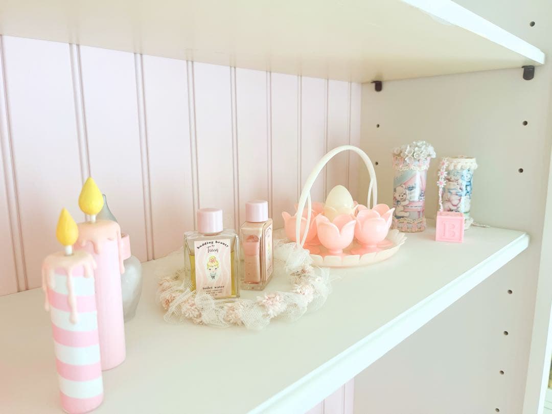 デカール ナーサリー パステル カップボード バニー