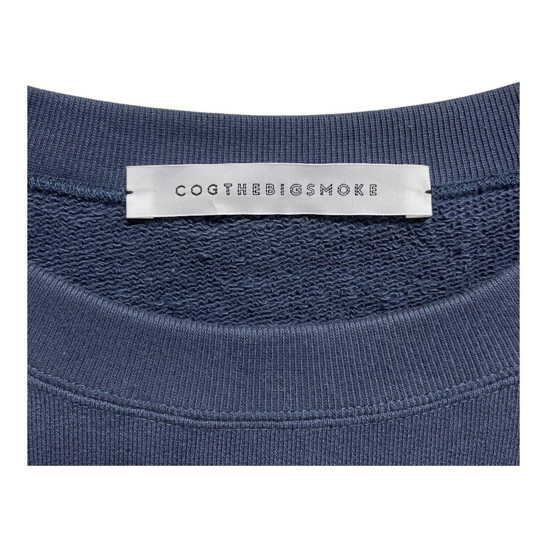 COGTHEBIGSMOKE イエナ別注 パフスリーブスウェット ネイビー