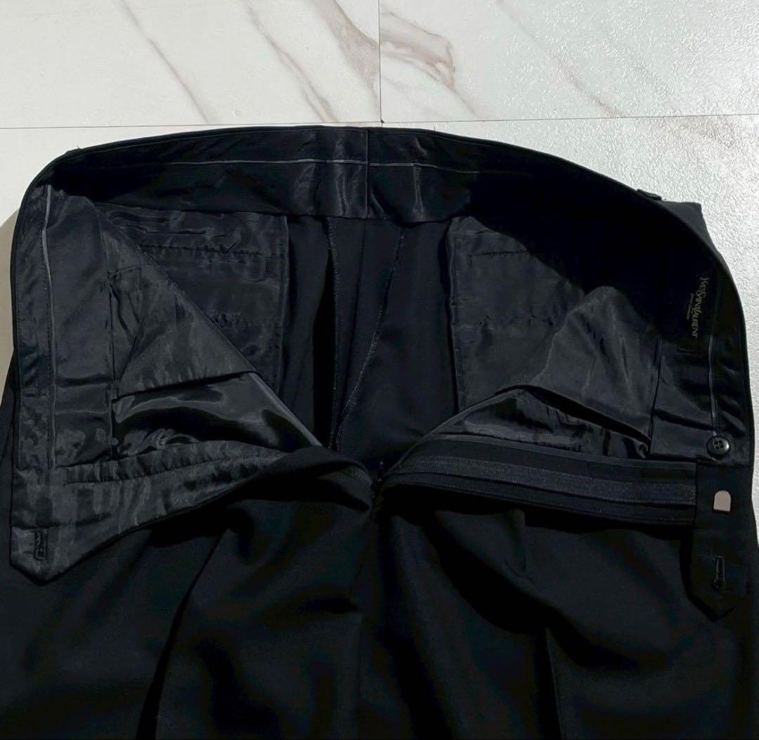 イヴサンローラン セットアップスーツ ダブル Lサイズ ブラック 90s