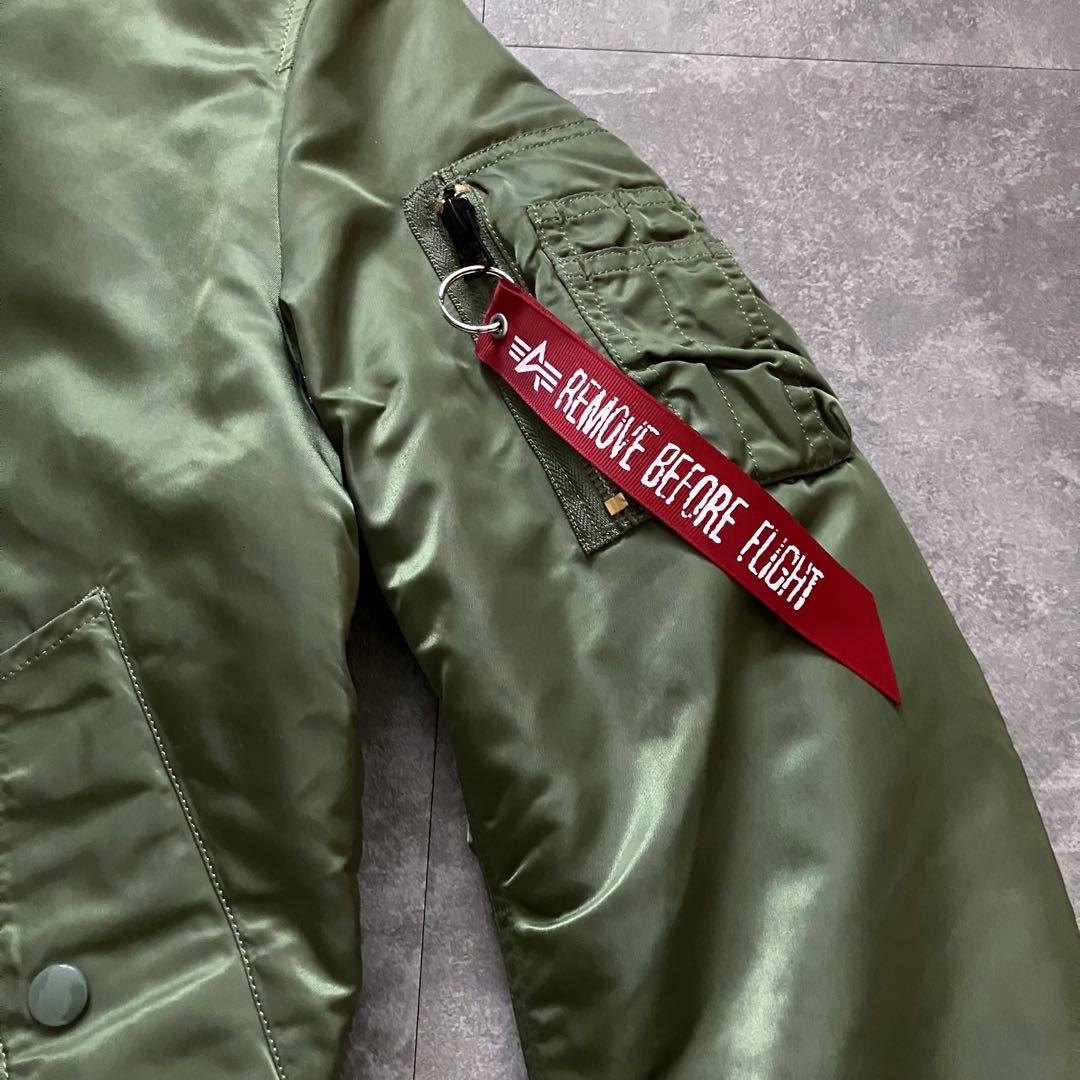 ALPHA MA-1 flight bomber jacket green 短丈