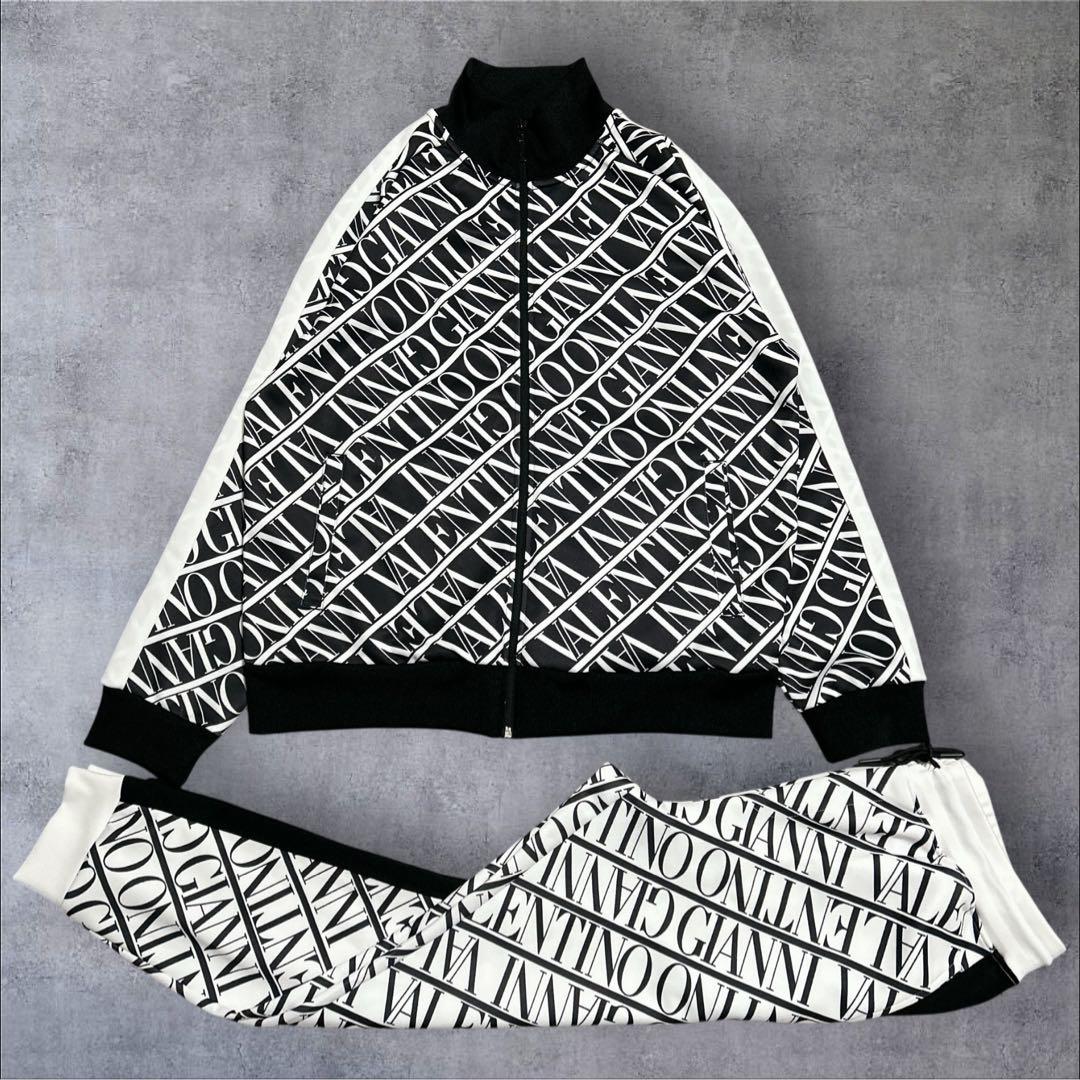 未使用級✨ヴァレンティノ　トラックジャケット　セットアップ　総柄　ジャージ　3L