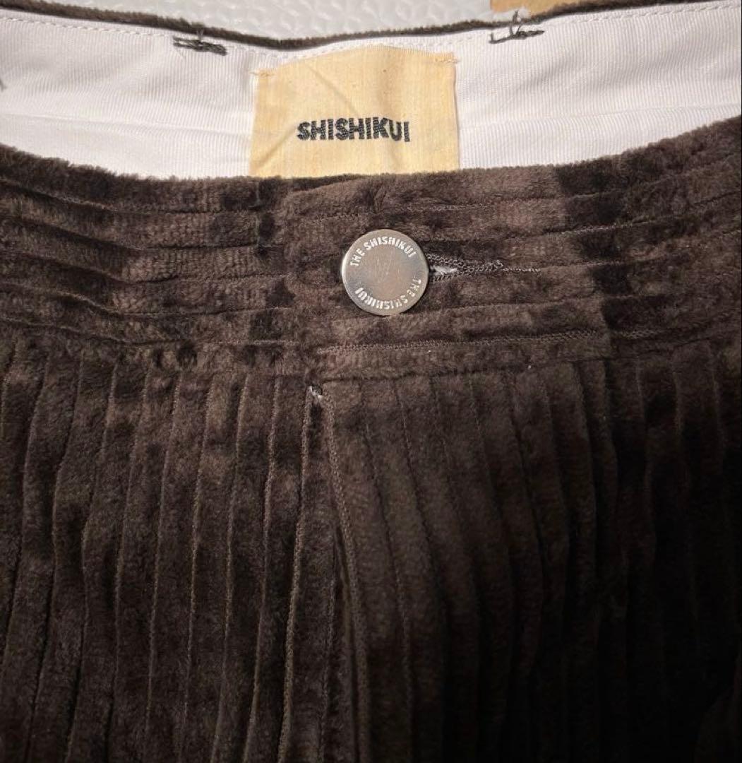 SHISHIKUI CORDUROY S / D.BROWN サイズL