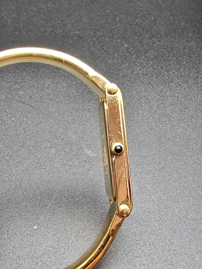 稼働 電池交換済 1500L グッチ GUCCI ゴールド eta280 腕時計