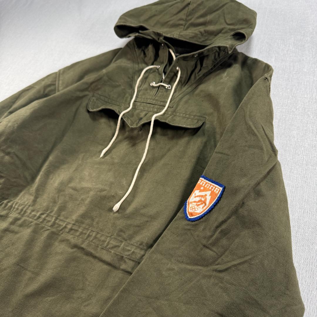 50s 60s ブルガリア軍 アノラックパーカー ミリタリースモック 山岳部隊