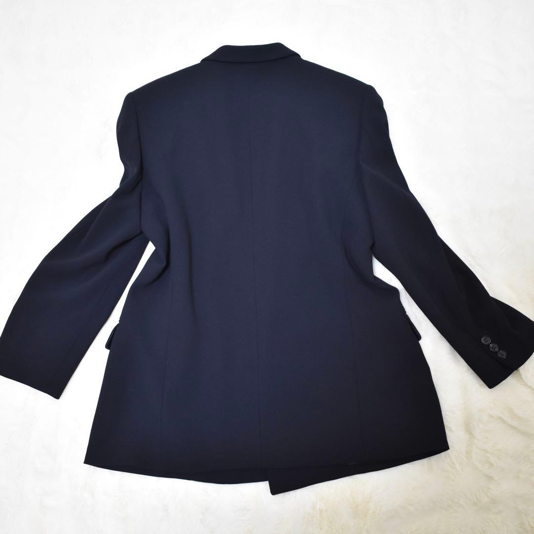 極美品✨アクアスキュータム ダブルテーラードジャケット ウール　着用1回　黒