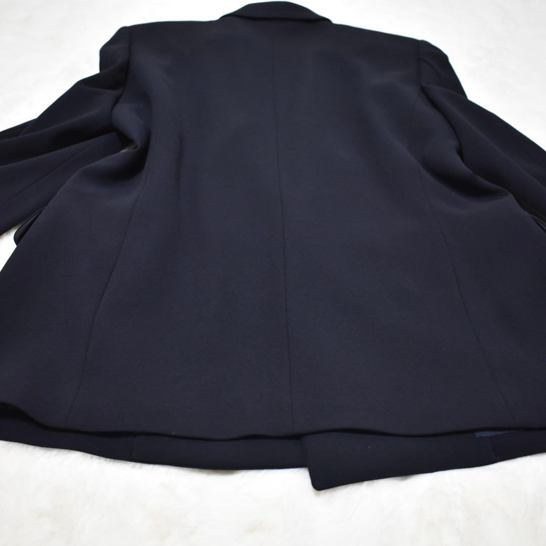 極美品✨アクアスキュータム ダブルテーラードジャケット ウール　着用1回　黒