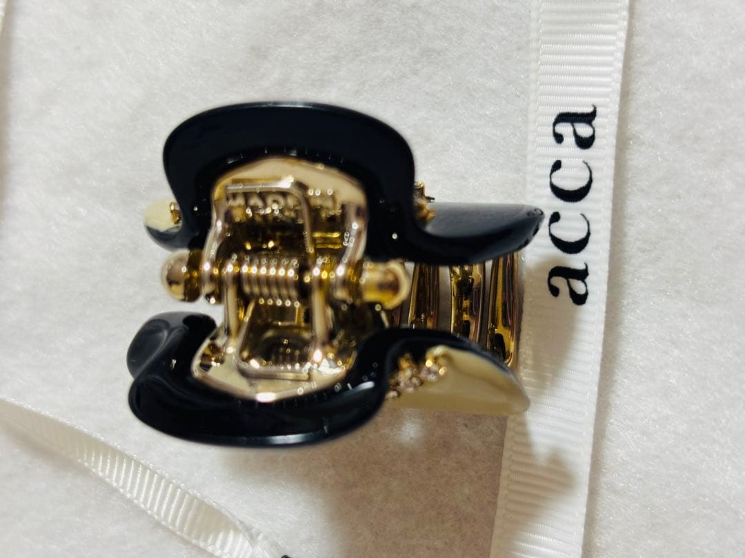 【極美品】アッカ acca クリップ　ヘアクリップ ツートン バイカラー