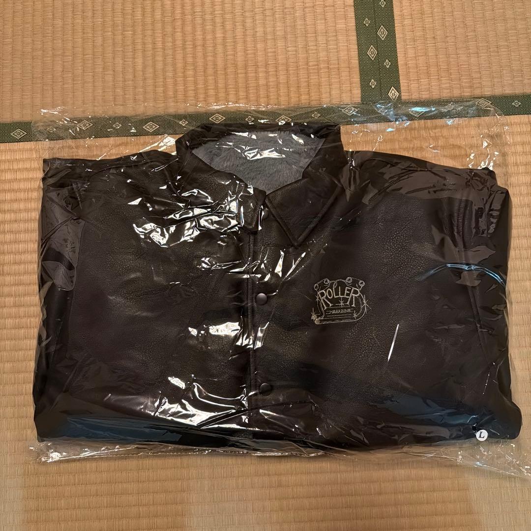 ジャケット・アウター ROLLER FAKE LEATHER COACH JACKET