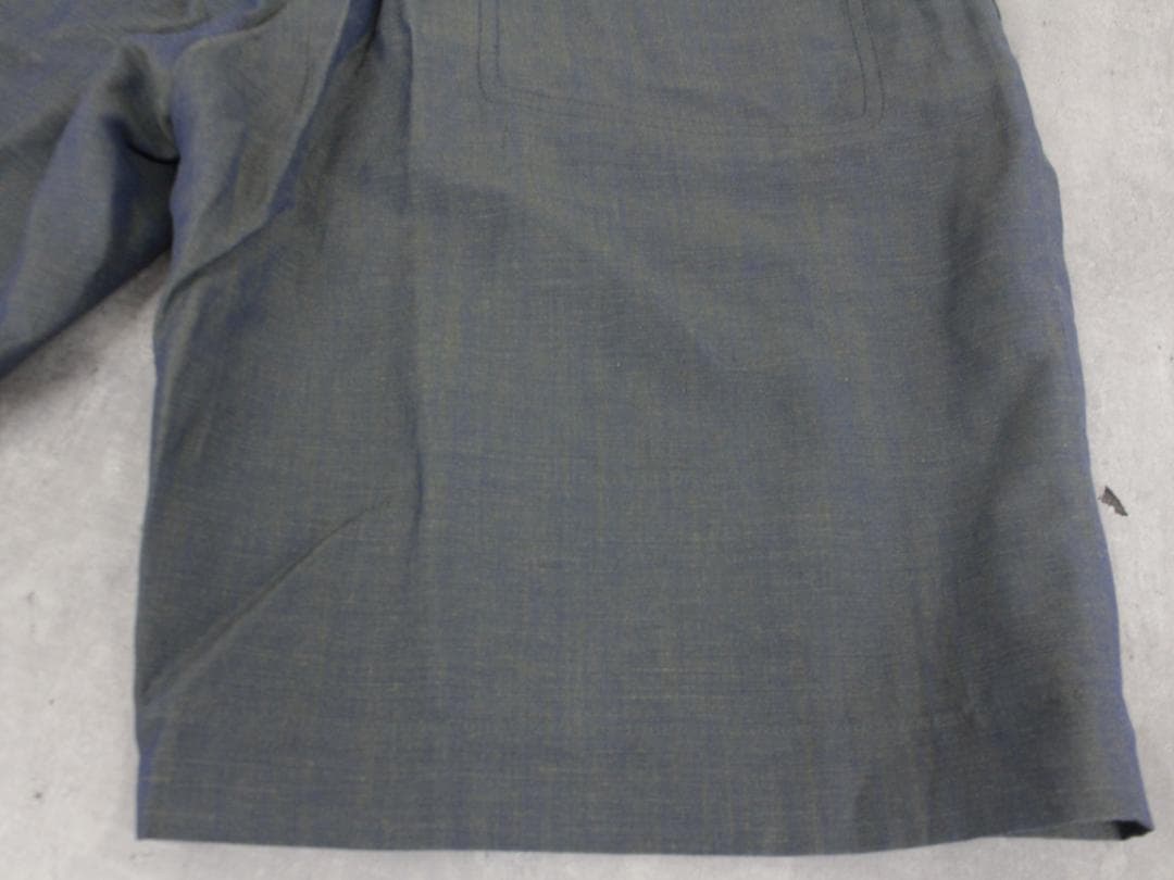 ▲美品 HERMESエルメス ショートパンツ フロントホック グレー