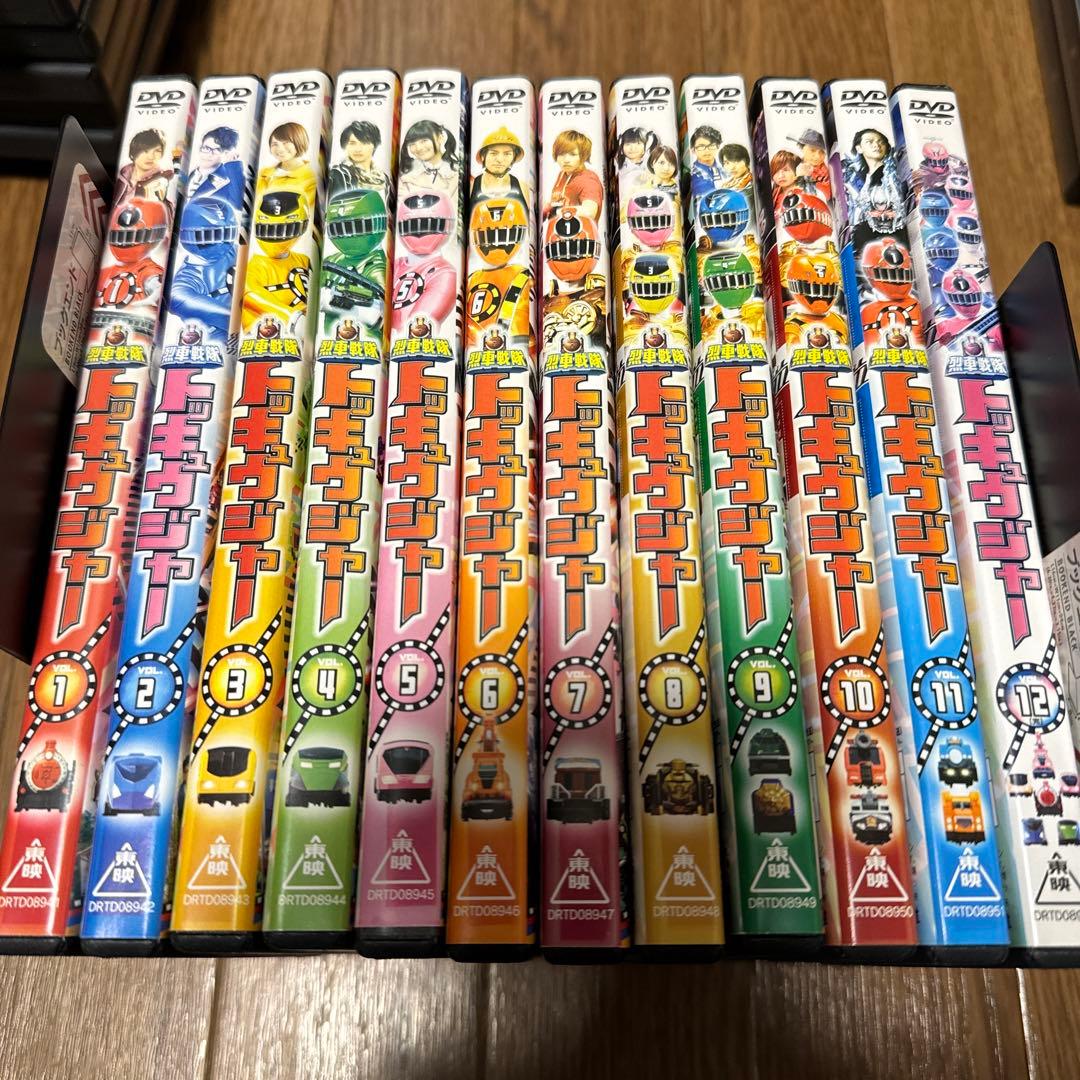 【ケース無しで割引】烈車戦隊トッキュウジャー 全12巻 レンタル落ち