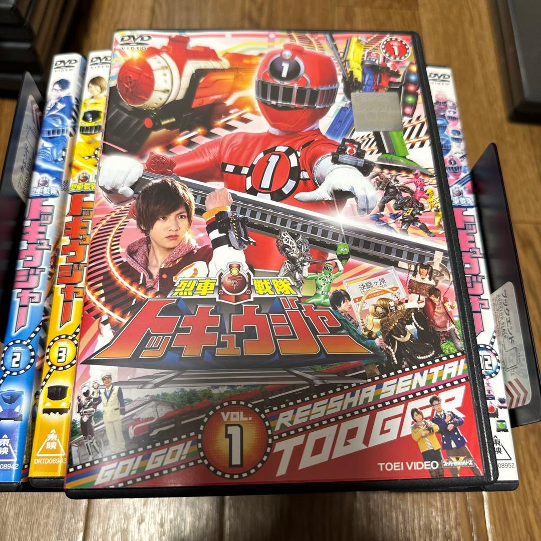 【ケース無しで割引】烈車戦隊トッキュウジャー 全12巻 レンタル落ち